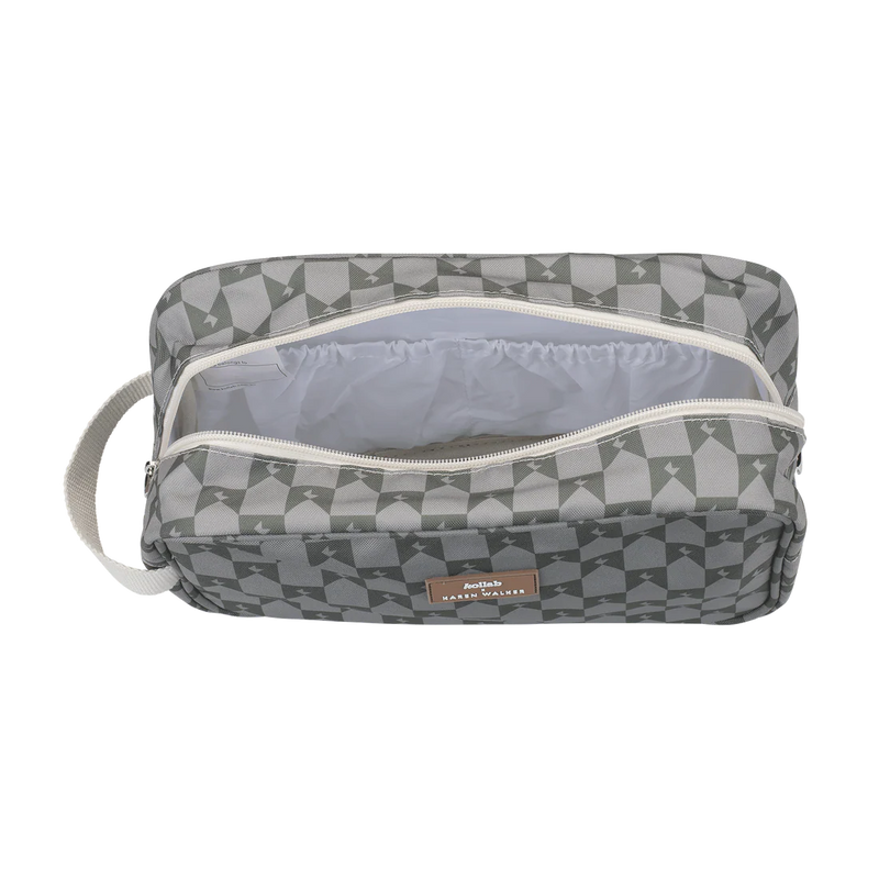 Kollab x Karen Walker Travel Bag - Olive/Sage Monogram