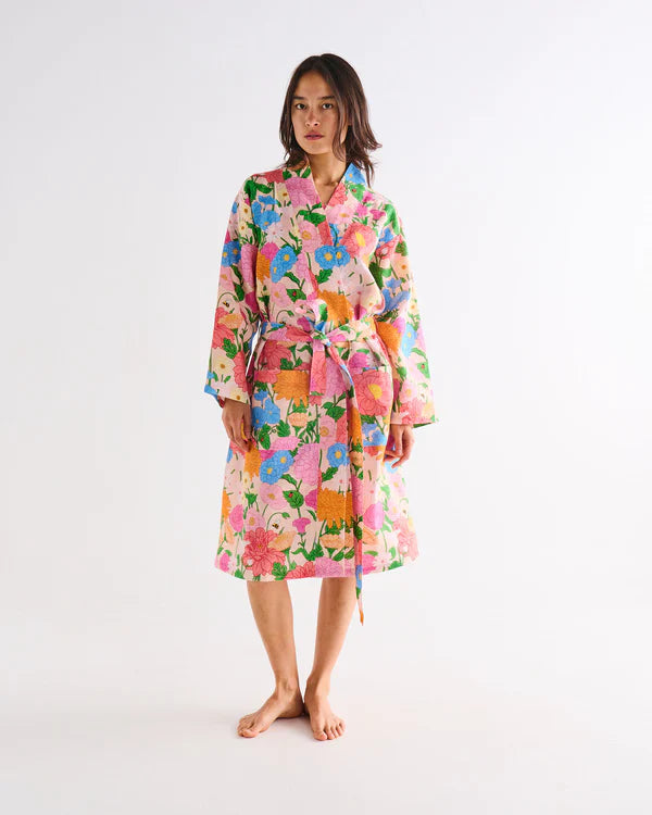 Kip & Co Folllow The Sun Linen Robe S/M