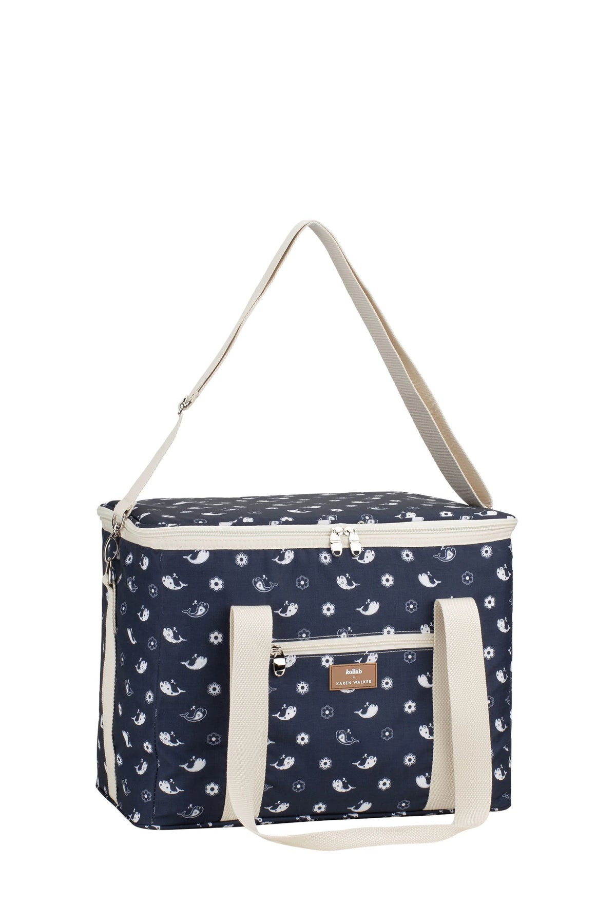 Kollab Karen Walker Picnic Bag Floral Whale