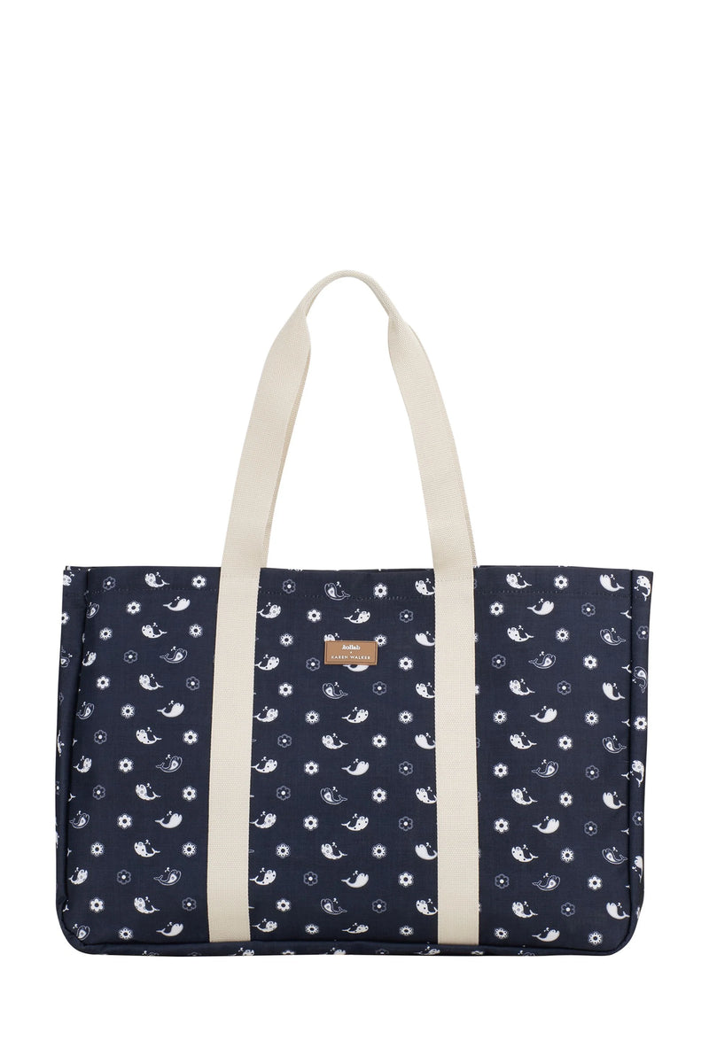 Kollab Carryall Cargo Bag Karen Walker Floral Whale