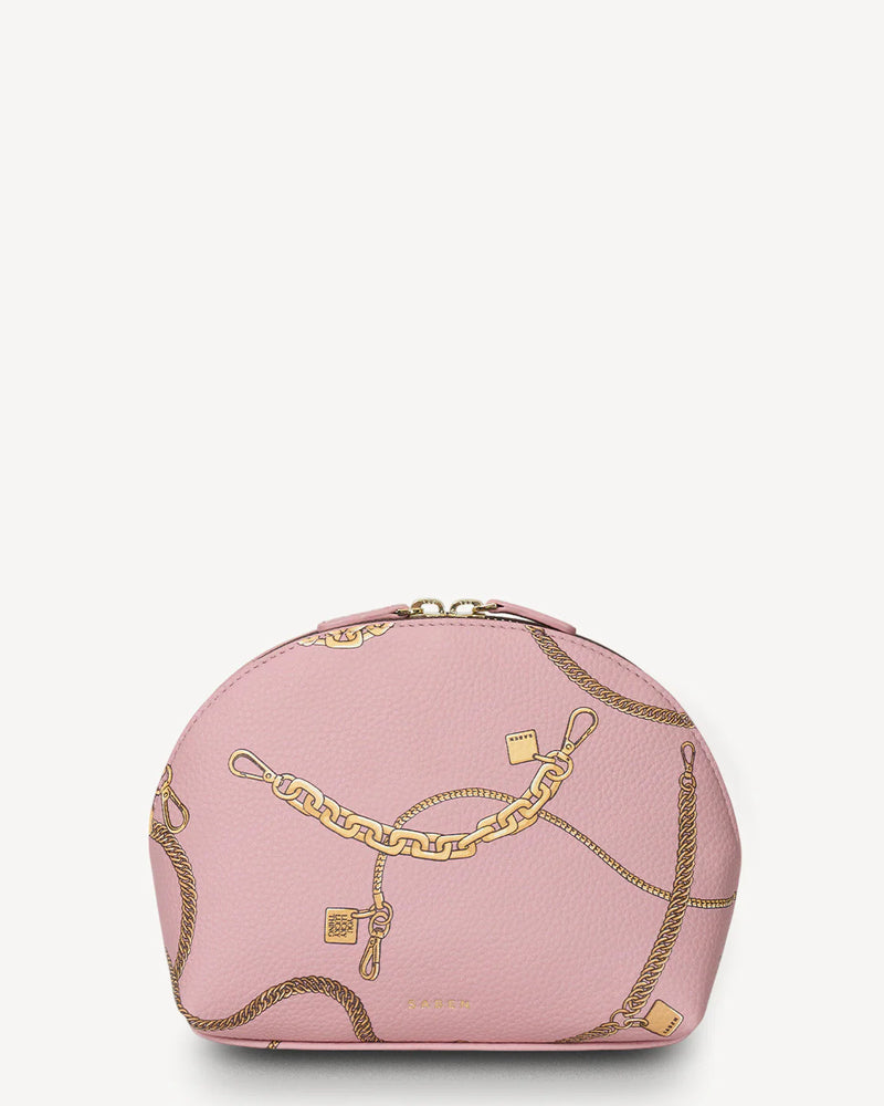 Saben Gabi Make-Up Pouch - Desert Rose Chain Print