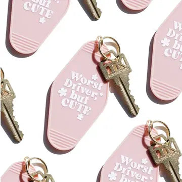 Motel Key Chain - Worst Driver But Cute