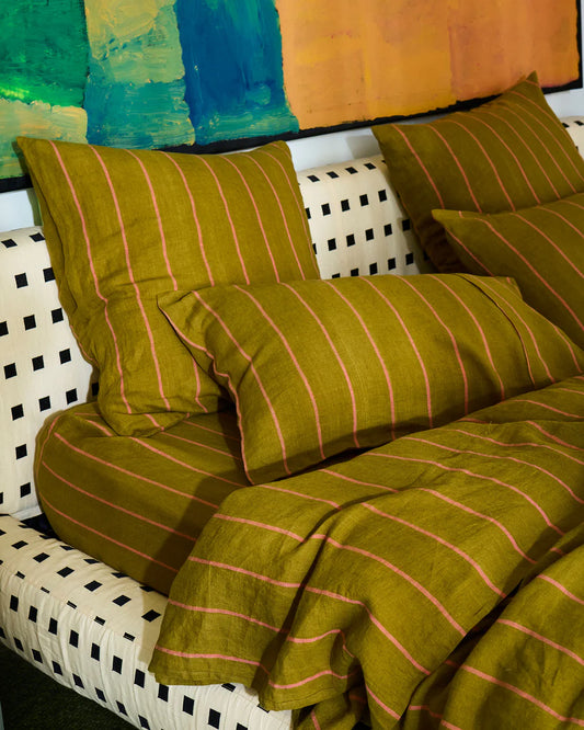 Kip & Co Tapenade Delight Linen Pillowcases Set