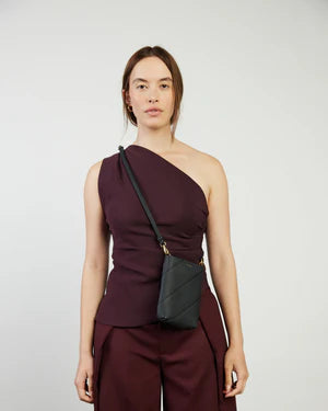 Saben Maggie Crossbody Bias- Black