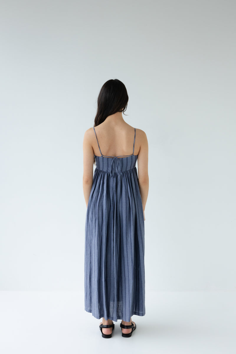 Sophie Go To Dress - Denim Stripe