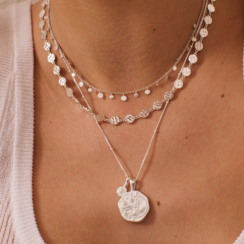 Murkani Night Sky Pendant Necklace in Sterling Silver