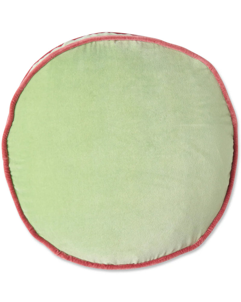 Kip & Co Minted Velvet Pea Cushion