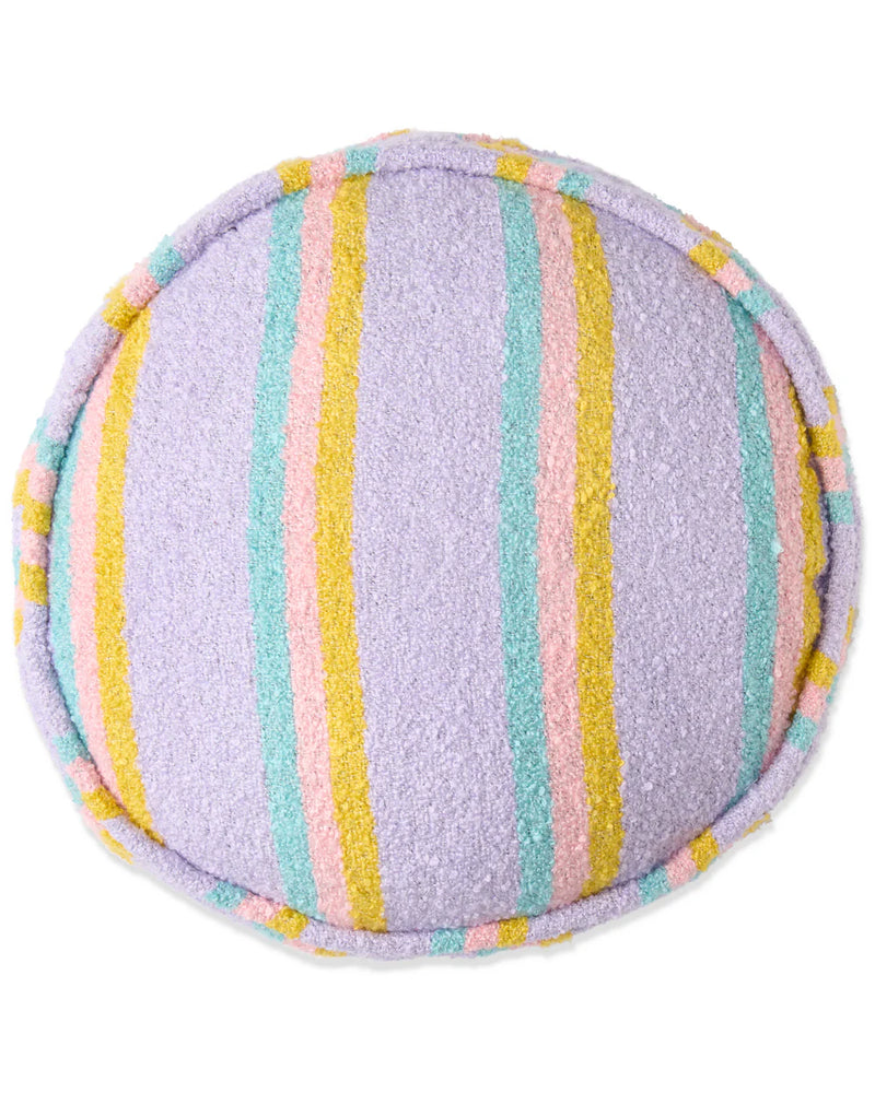 Kip & Co Mirage Stripe Boucle Pea Cushion