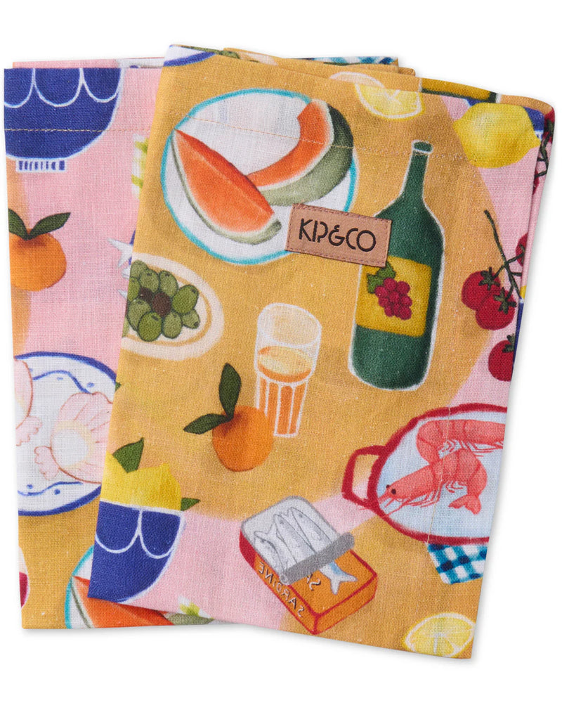 Kip & Co Supper Linen 4P Napkin Set