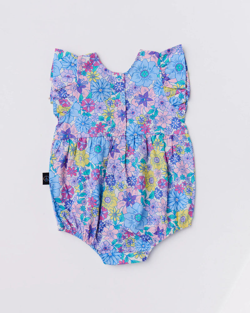 Kip & Co Bunch of Fun Organic Cotton Frill Playsuit