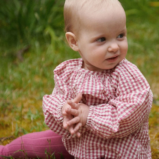 Nature Baby Organic Cotton Tights - Jam