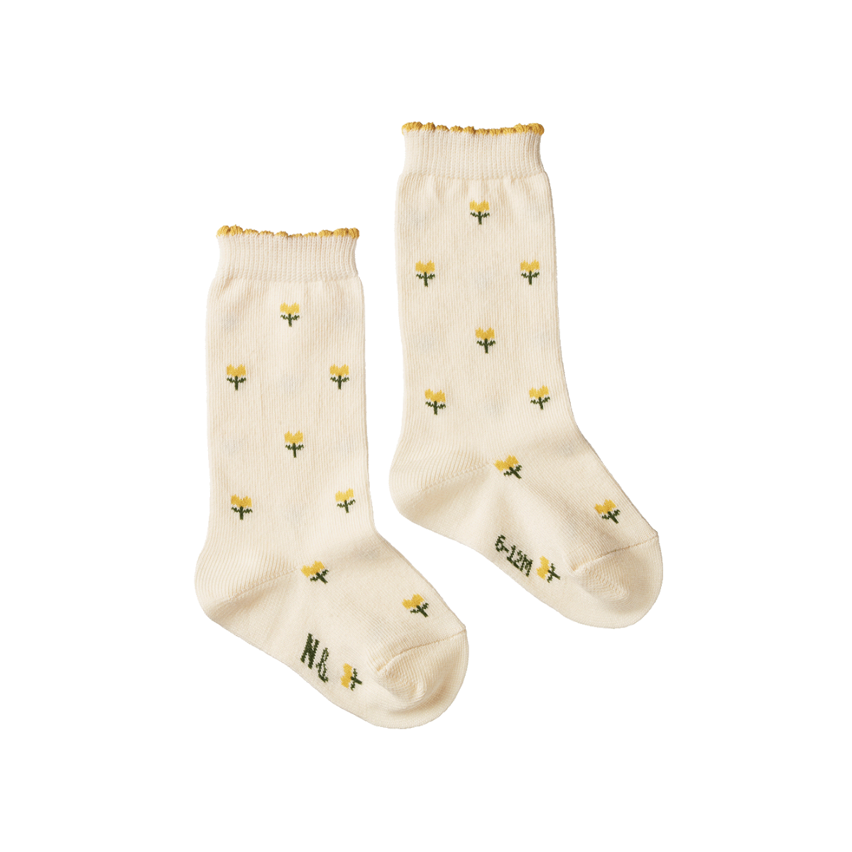 Nature Baby Organic Cotton Socks - Tulips