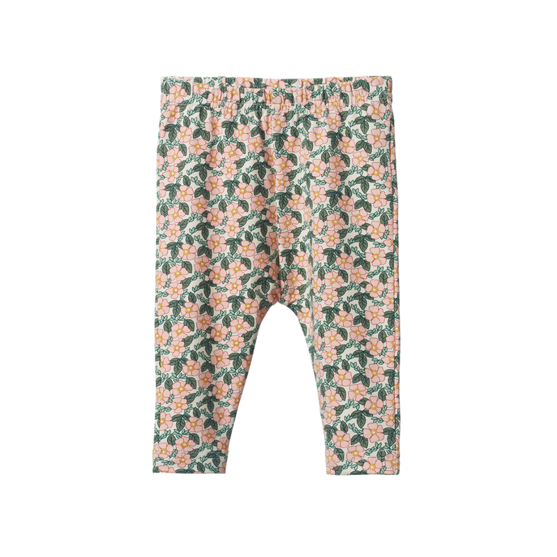 Nature Baby Organic Cotton Leggings - Garland Print