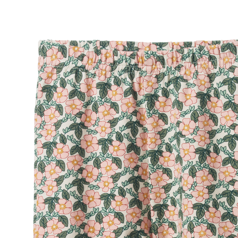Nature Baby Organic Cotton Leggings - Garland Print