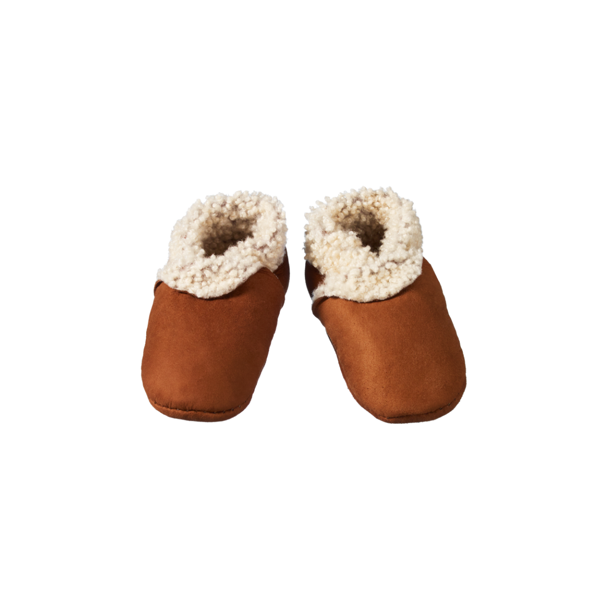 Nature Baby Lambskin Booties - Cinnamon