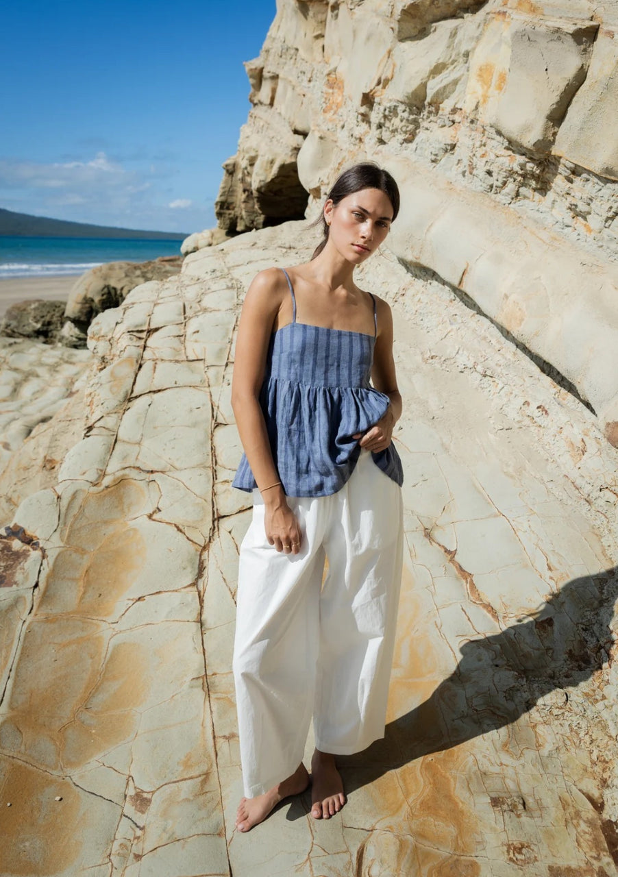Sophie Effortless Pant - Chalk