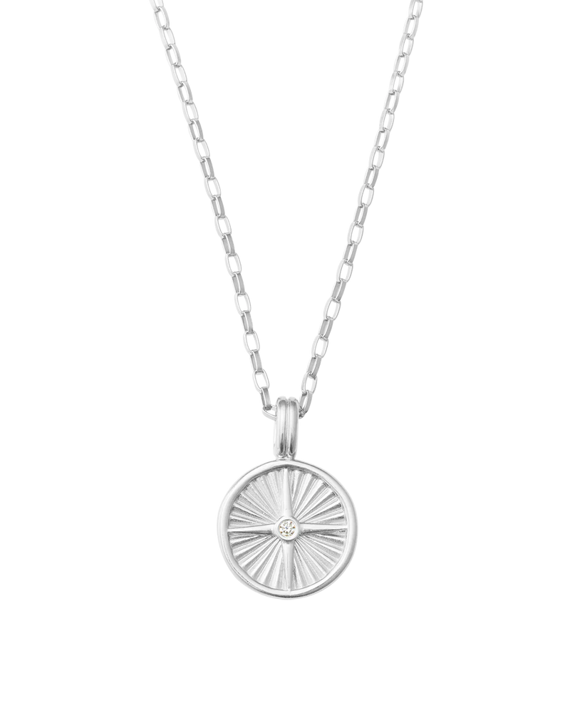 Kirstin Ash Wander Coin Necklace Sterling Silver