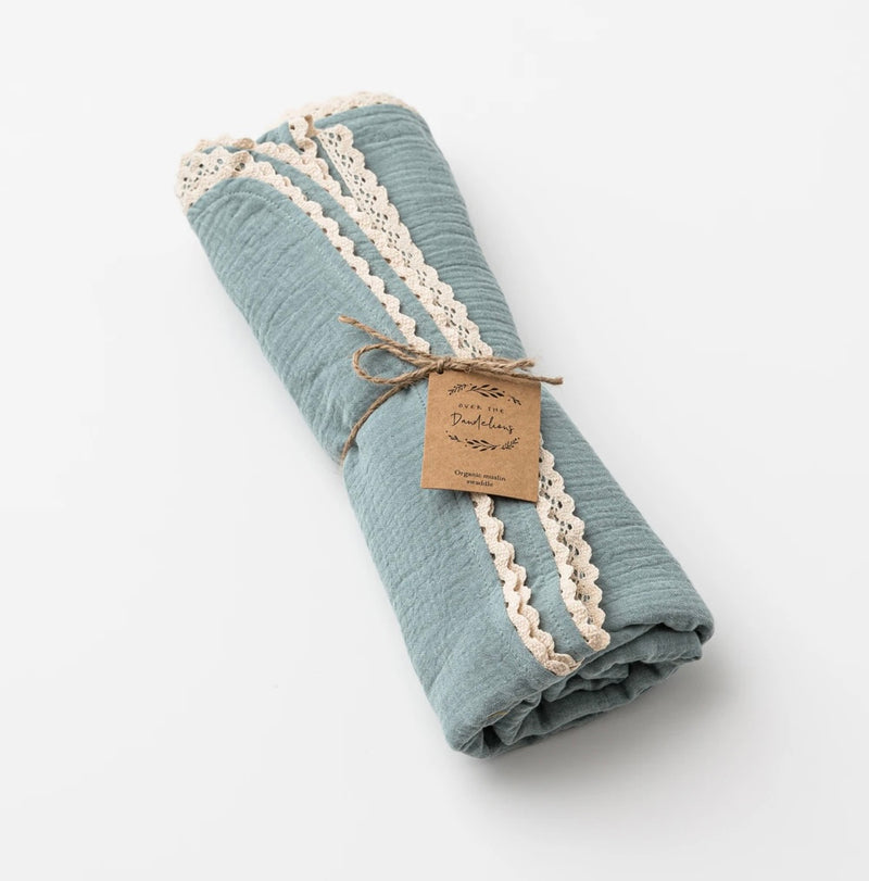 Over The Dandelions Organic Muslin Swaddle