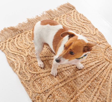 SHELL WE JUTE FLOOR MAT